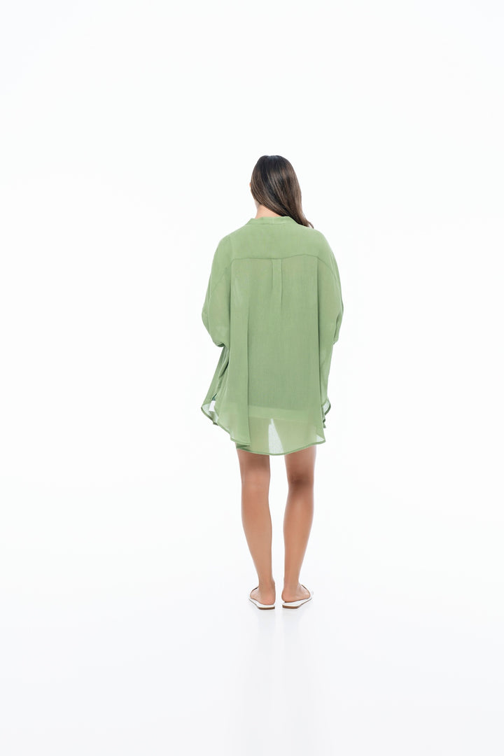 LIGHT GREEN ELIRA TUNIC