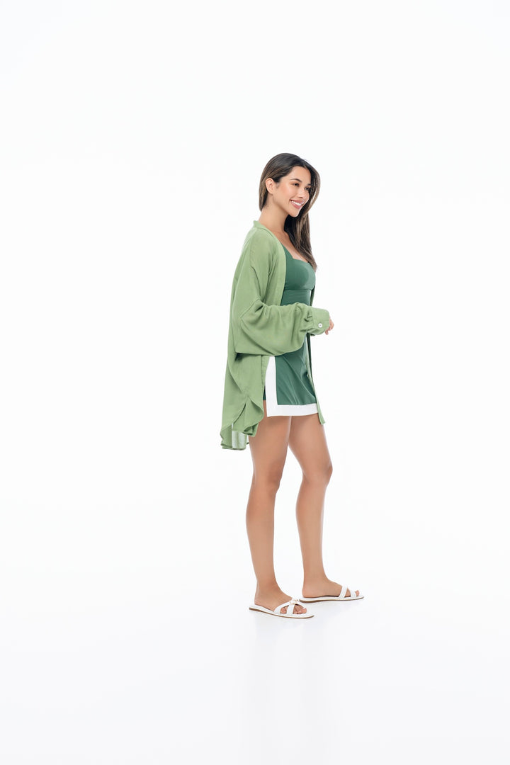 LIGHT GREEN ELIRA TUNIC