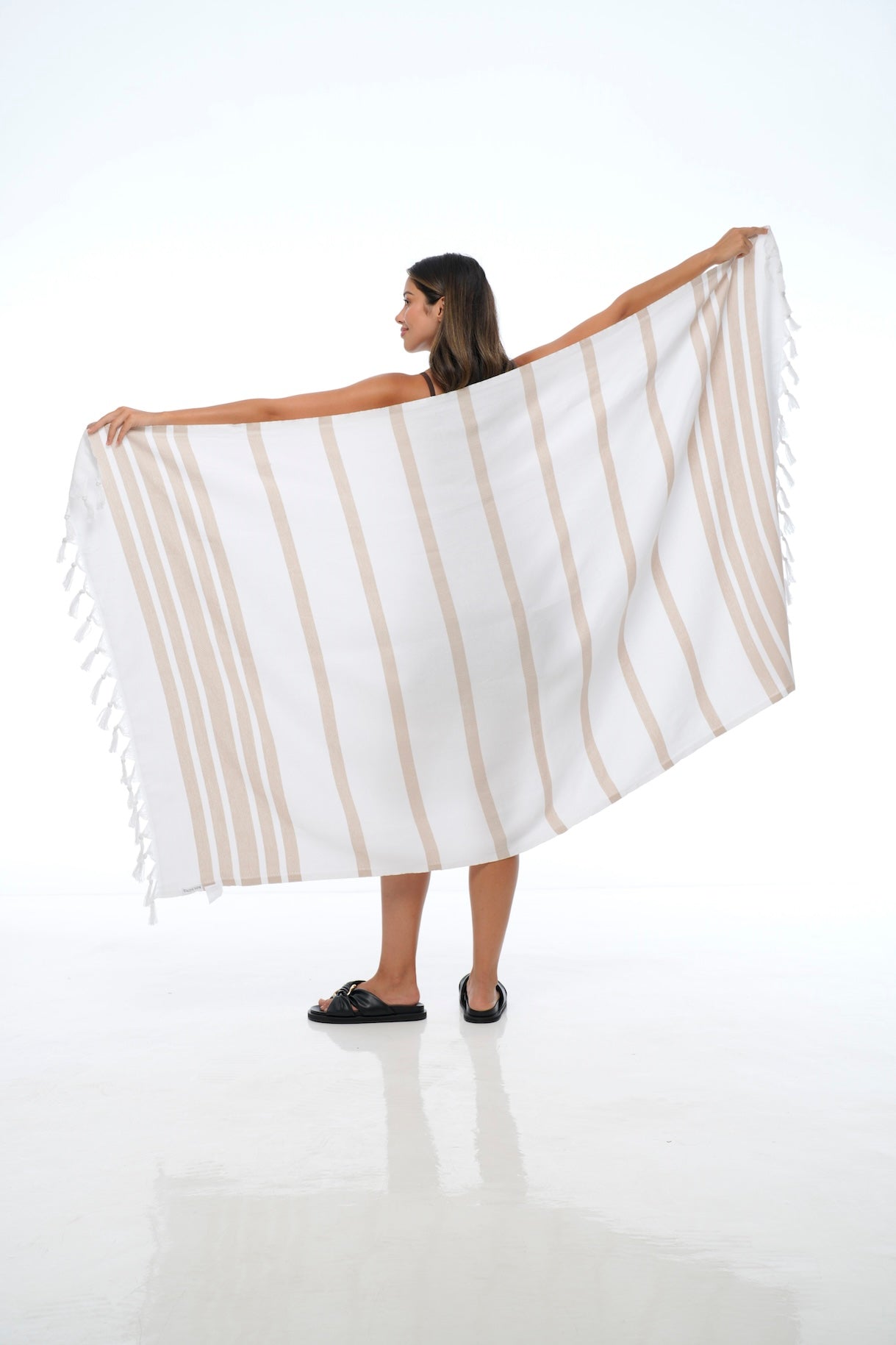 BEIGE LUXURY TURKISH TOWEL