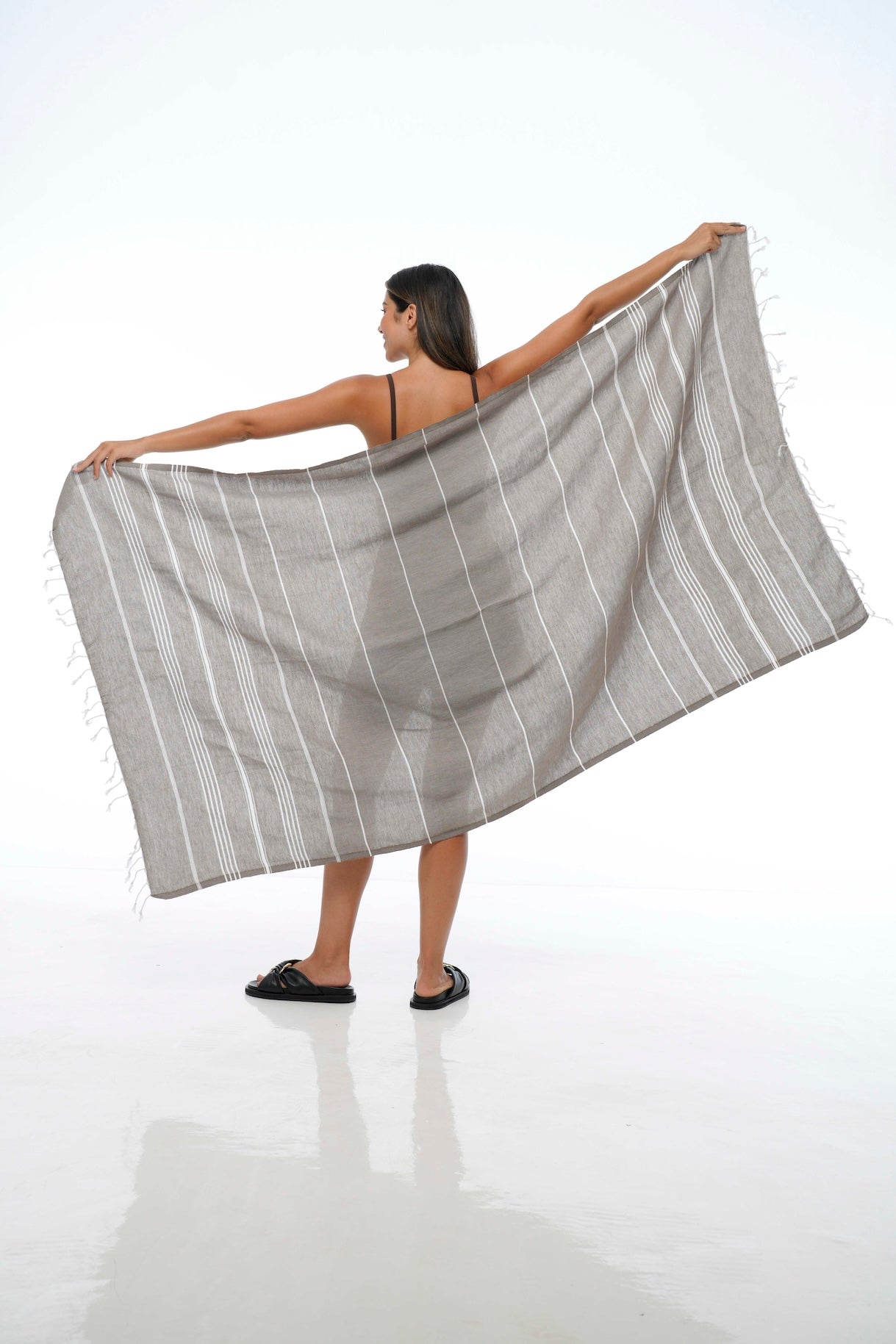 BROWN CLASSIC TURKISH TOWEL